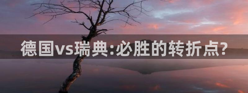 澳门世界杯直播：德国vs瑞典:必胜的转折点?